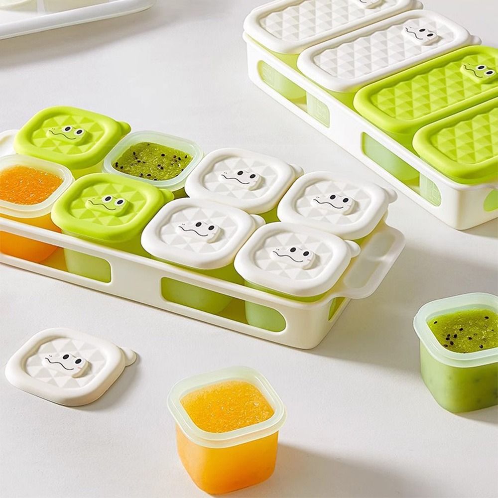 Freezer Tray Baby - 3/4/6 Grid Design Baby Food Freezer