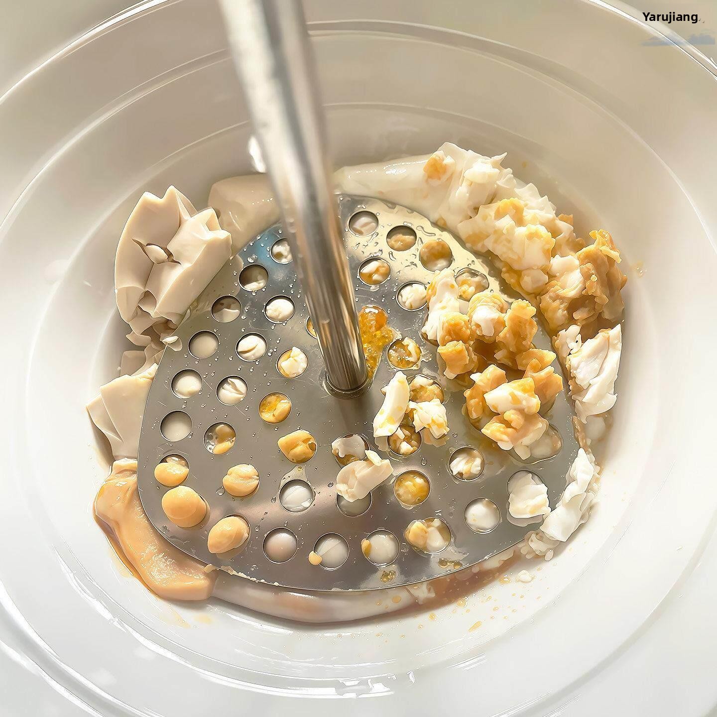 Baby Food With Avocado - Stainless Steel Potato And Avocado Masher