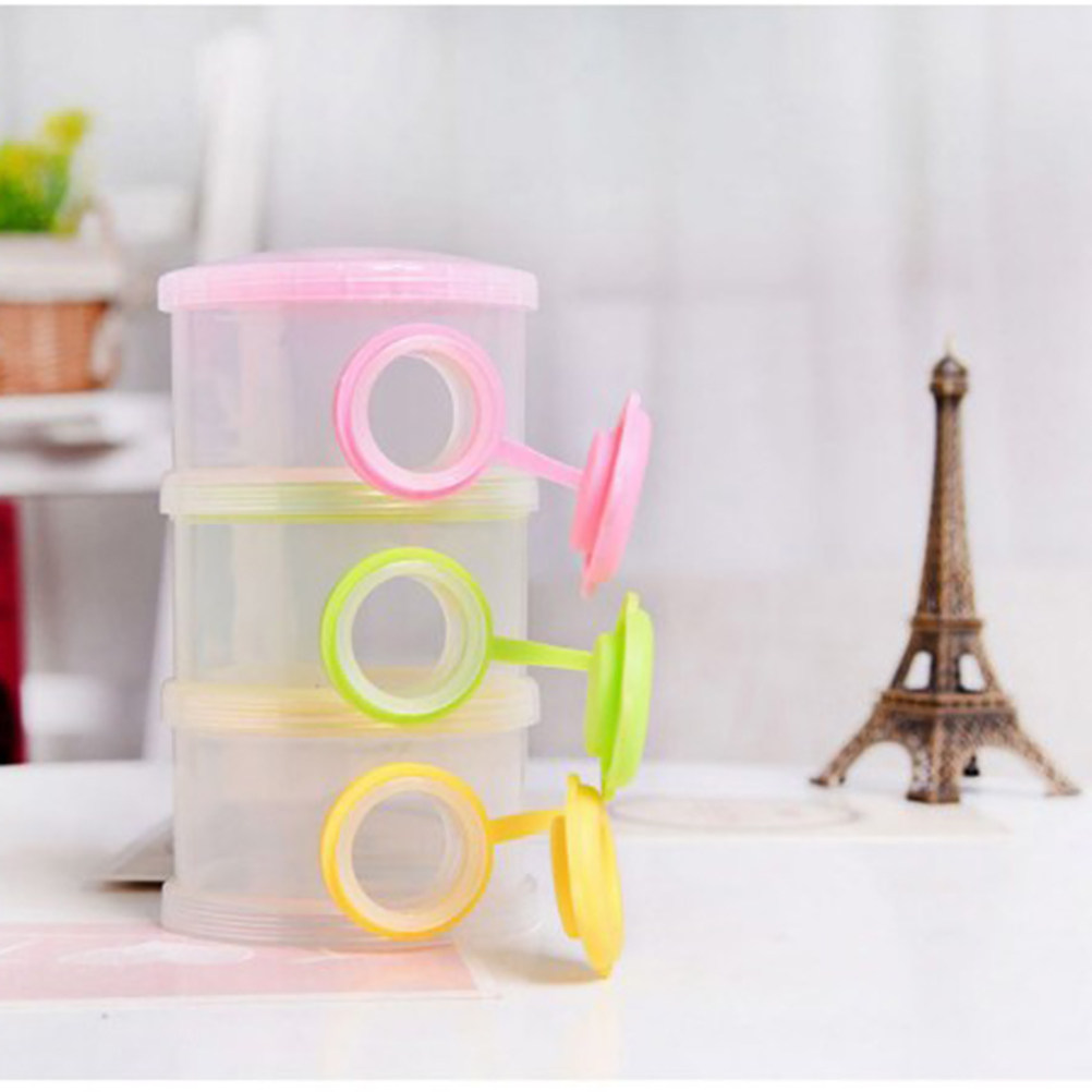 Formula Dispenser Portable - 3-Layer Formula Dispenser for Babies Portable