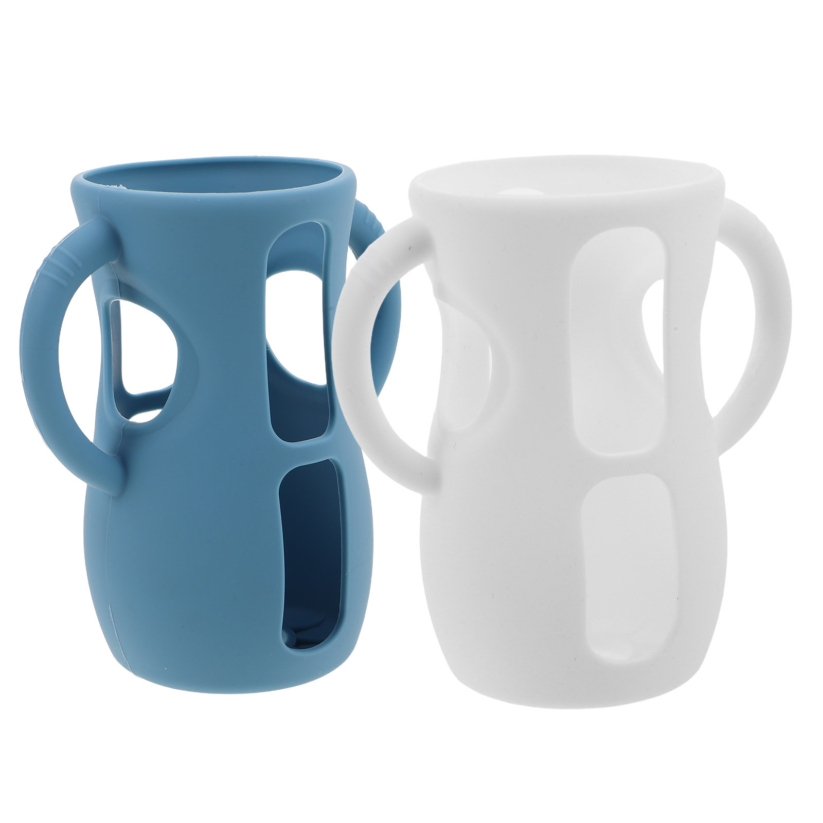Baby Food Stuff - 2Pcs Silicone Feeding Bottle Sleeve Baby