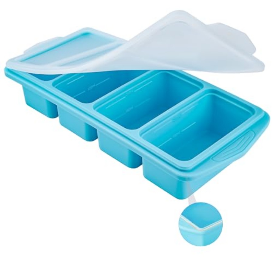 Freezer Tray Baby - Serenity Blue Silicone Freezer Tray with