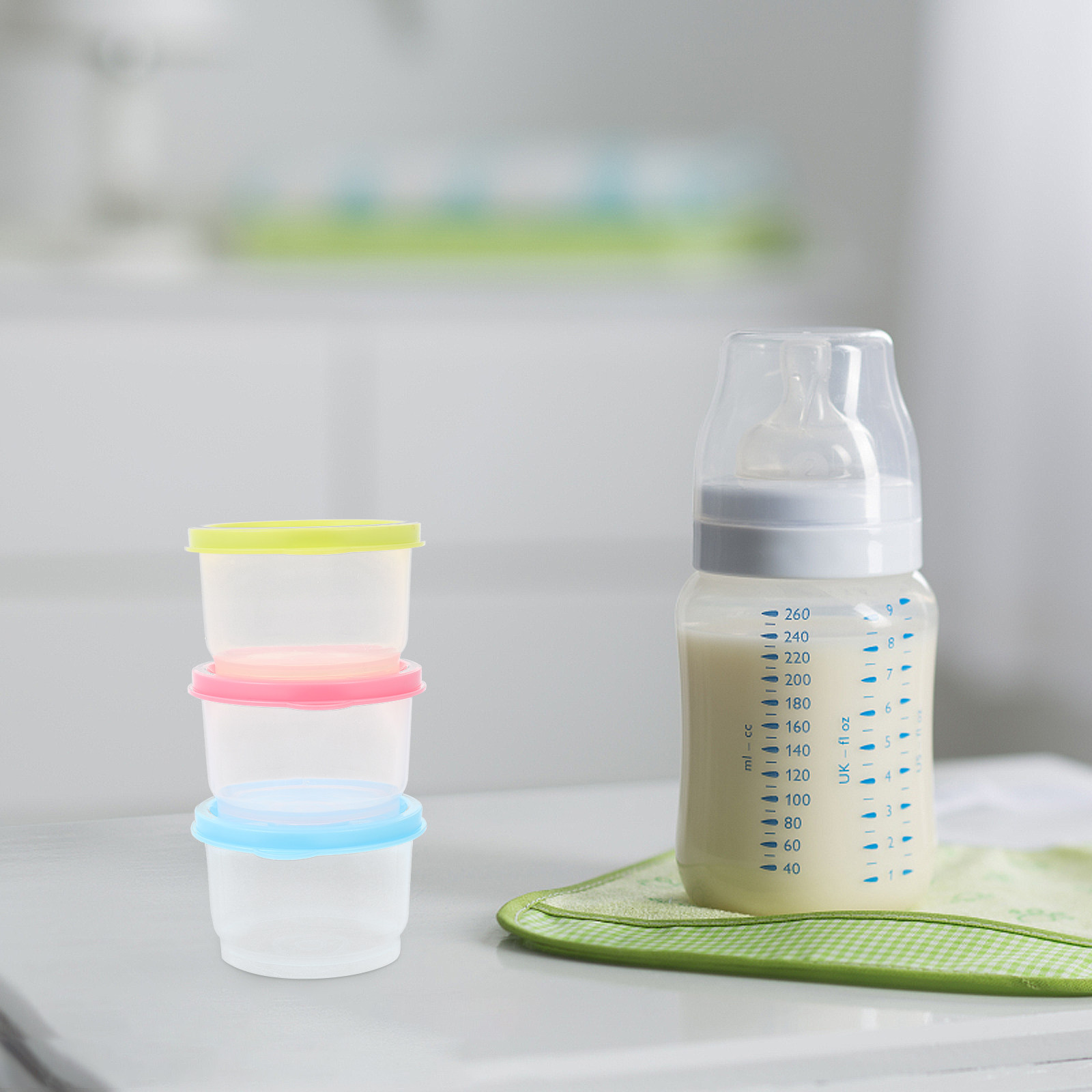 Baby Food Vegetables - 6Pcs Refrigerator Smooth Surface Sealed Cover
