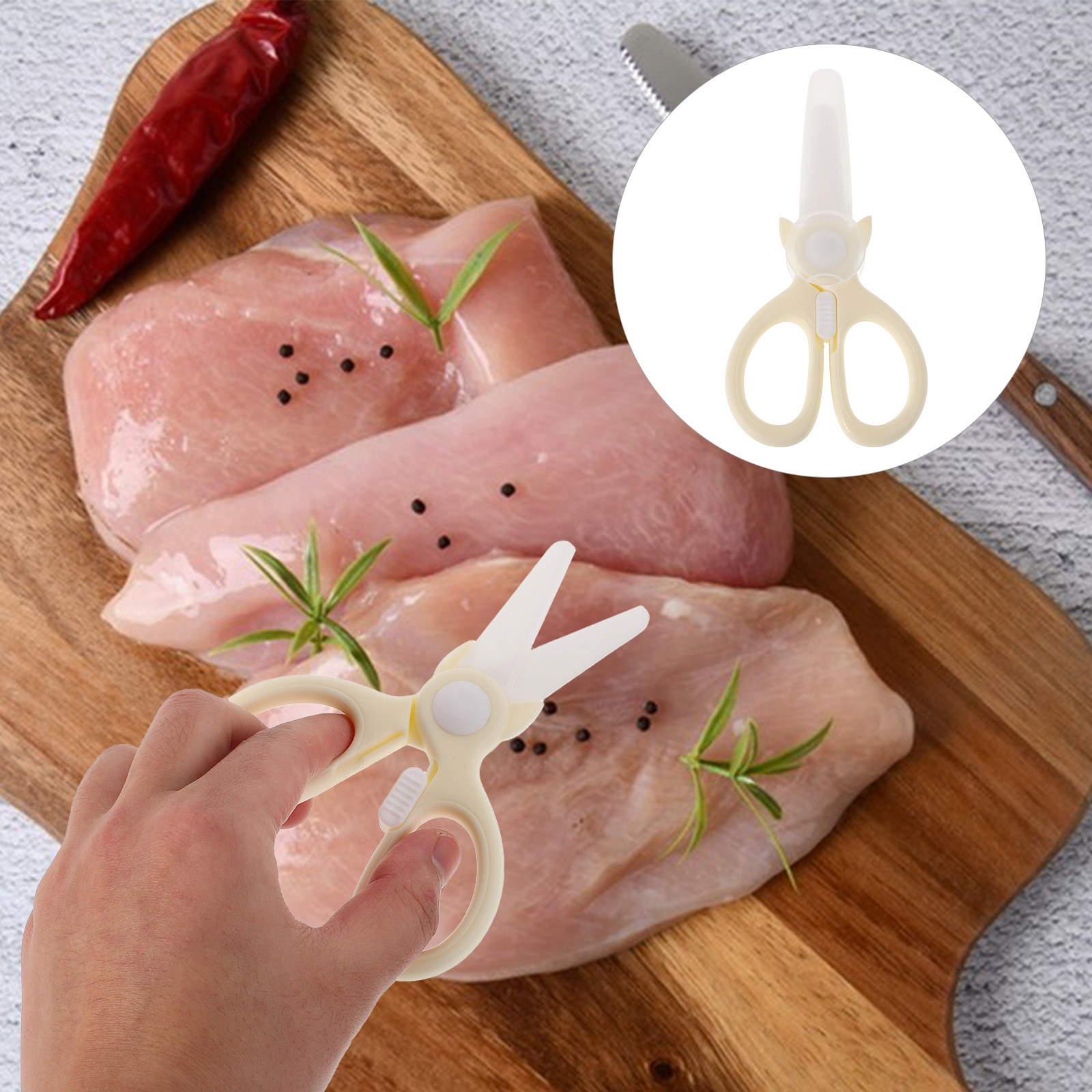 Ceramic Food Cutter Scissors f - Baby Food Vegetables 评论和价格