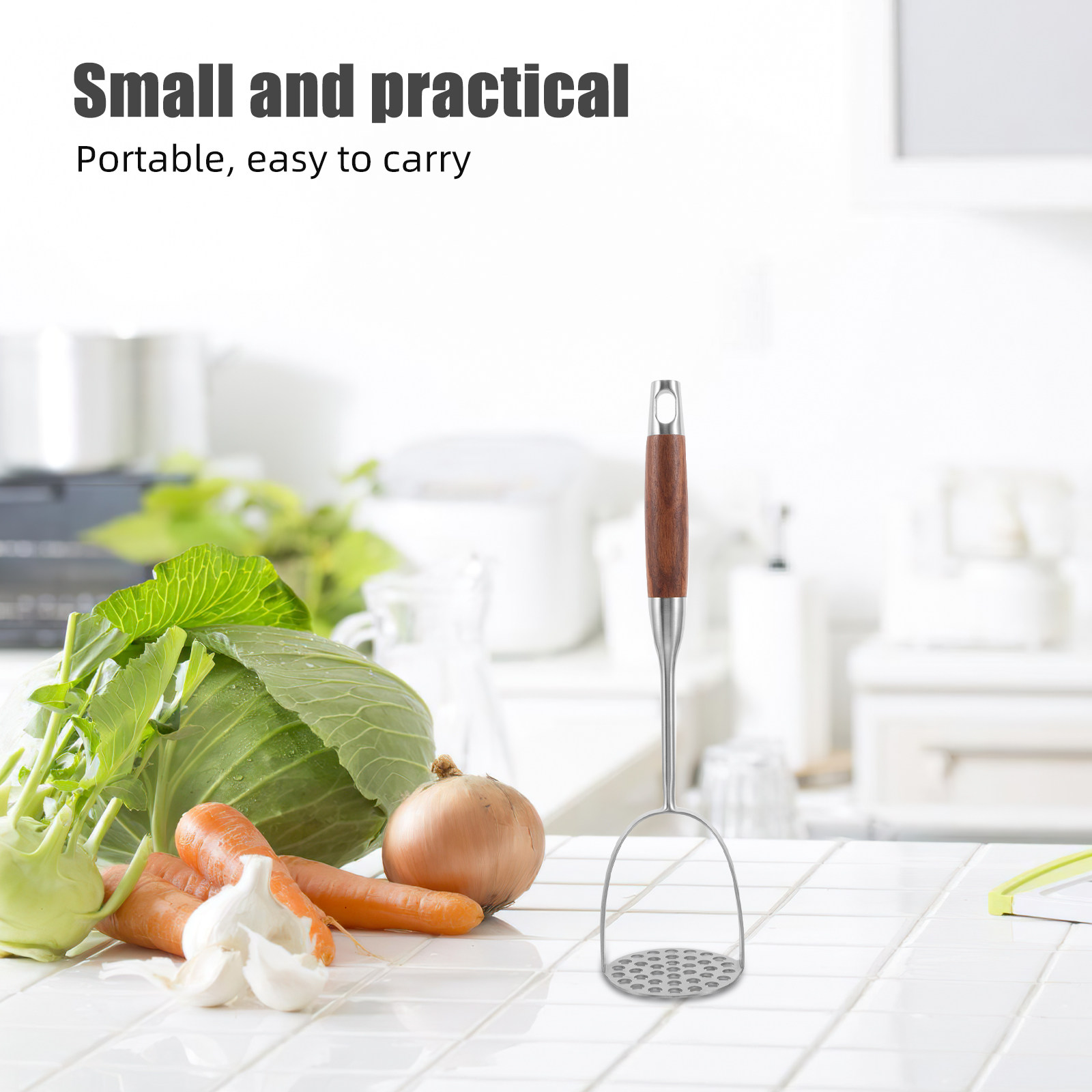 Stainless Steel Potato Masher  - Baby Food With Avocado 评论和价格