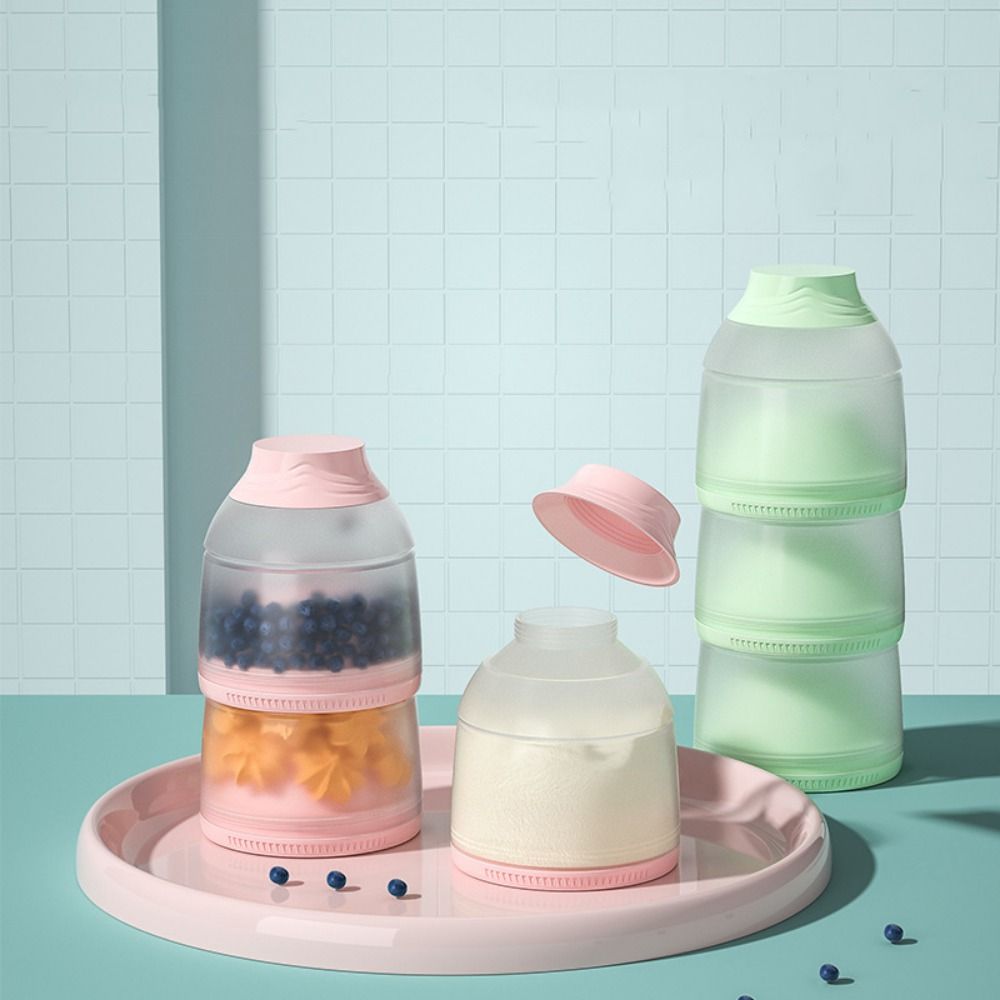 3 Layers Baby Milk Powder Box  - Formula Dispenser Portable 评论和价格