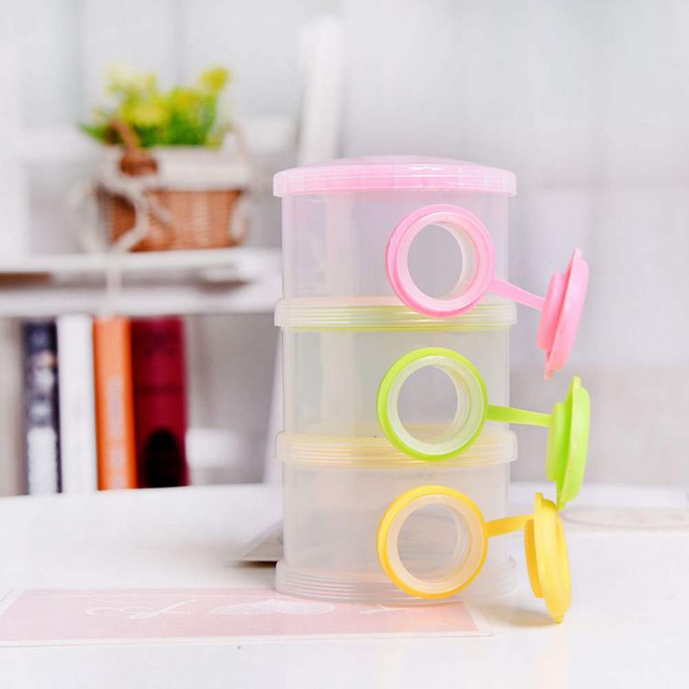 3 Compartments Milk Powder Dis - Formula Dispenser Portable 评论和价格