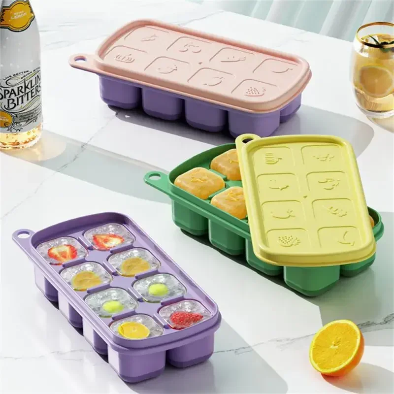 Silicone Ice Cube Molds, Food  - Freezer Tray Baby 评论和价格