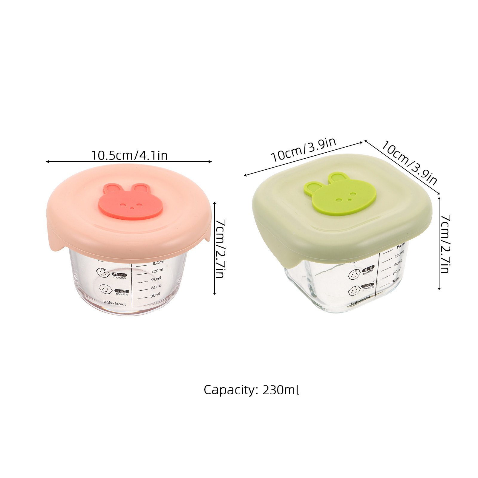 2Pcs Reusable Baby Food Storag - Baby Food Jars 评论和价格