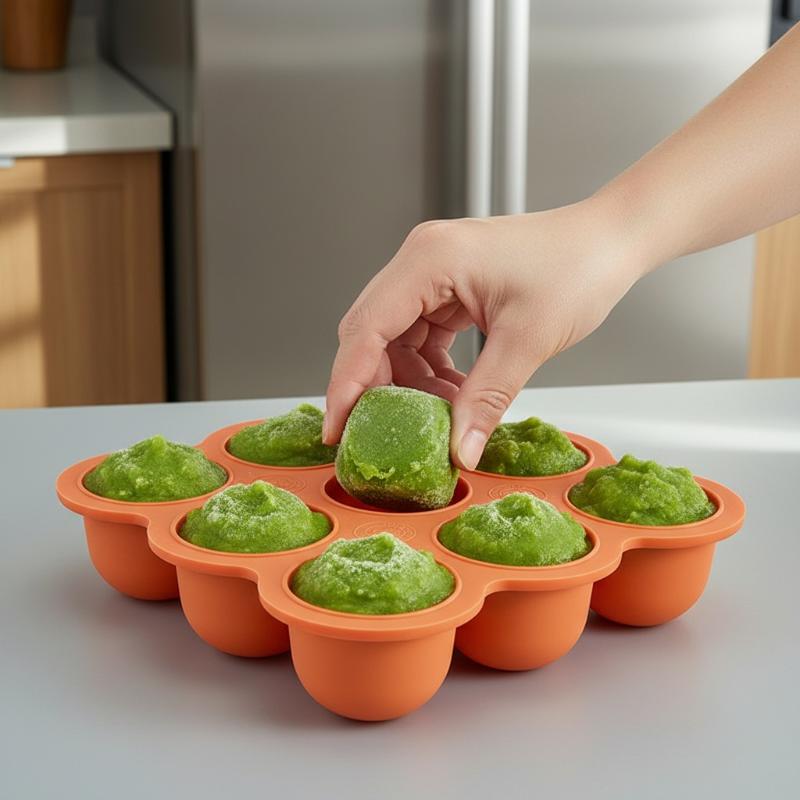 Baby Food Silicone Container 9 - Freezer Tray Baby 评论和价格