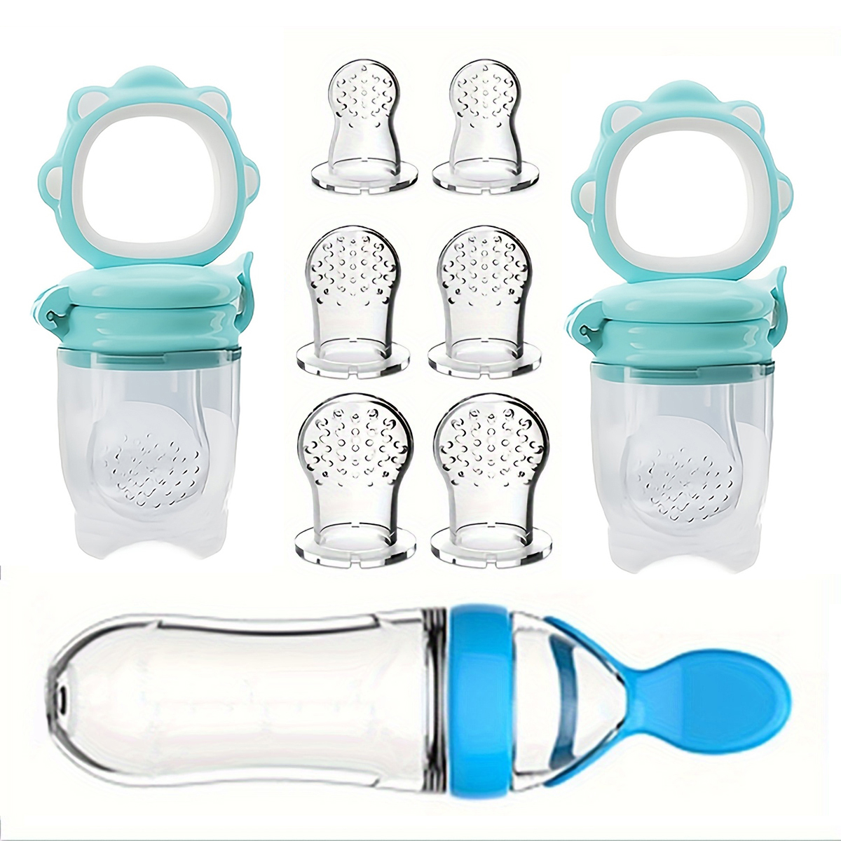 9pcs Feeding Cutlery: 1 Silico - Baby Food Jars 评论和价格
