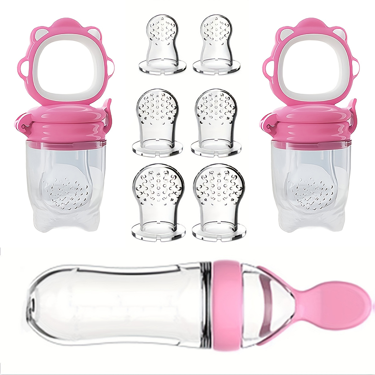 9pcs Feeding Cutlery: 1 Silico - Baby Food Jars 评论和价格