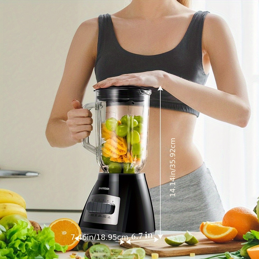 Smoothie Blender with 52 oz Gl - Baby Food Jars 评论和价格