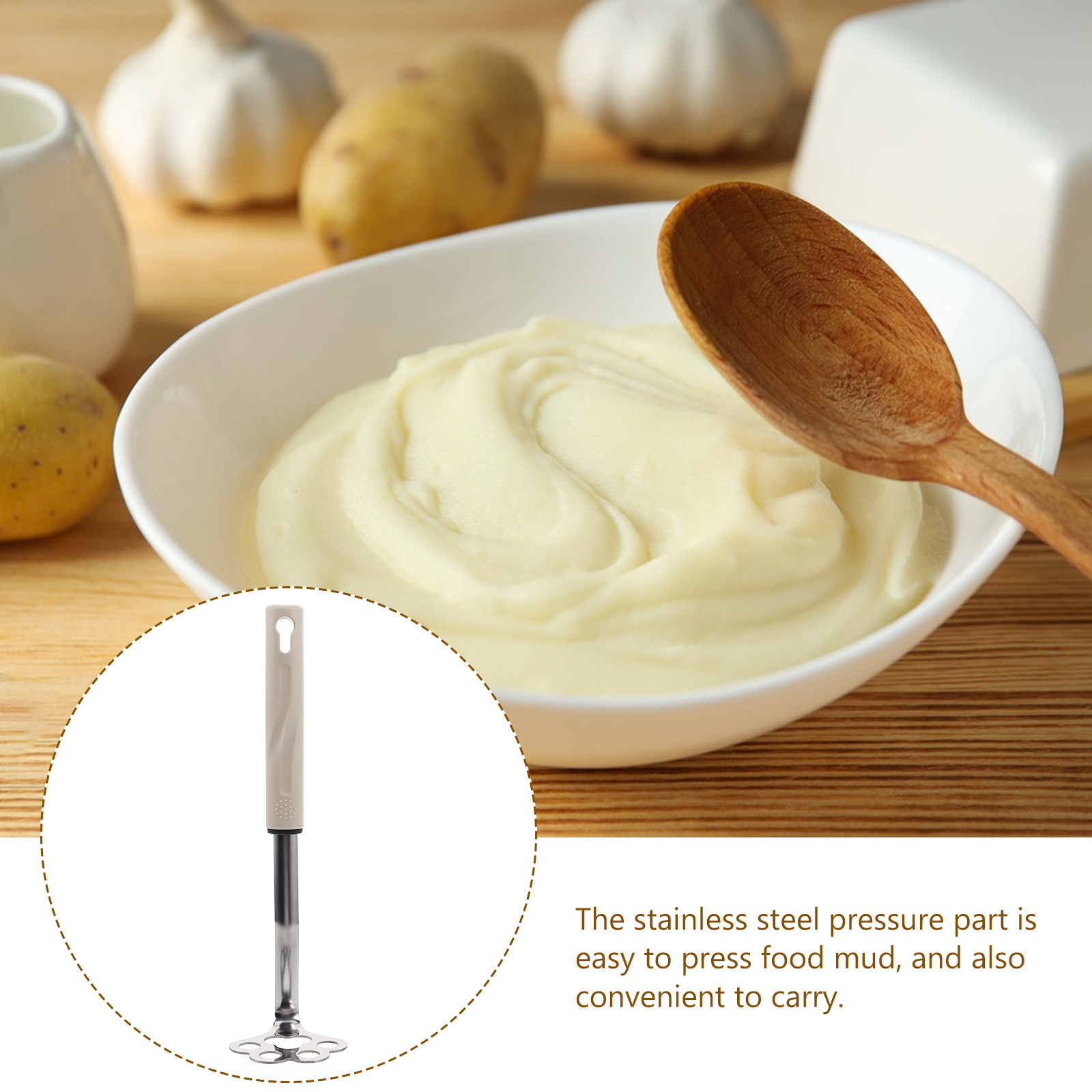 Stainless Steel Mini Potato Ma - Baby Food With Avocado 评论和价格
