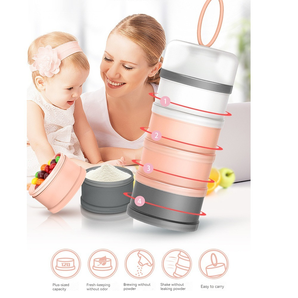 4-layer portable baby food sto - Baby Food Essentials 评论和价格