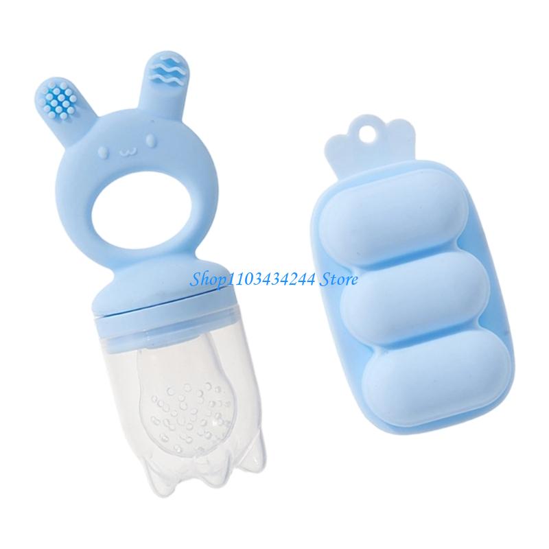 Silicone Baby Teether Feeder w - Freezer Tray Baby 评论和价格