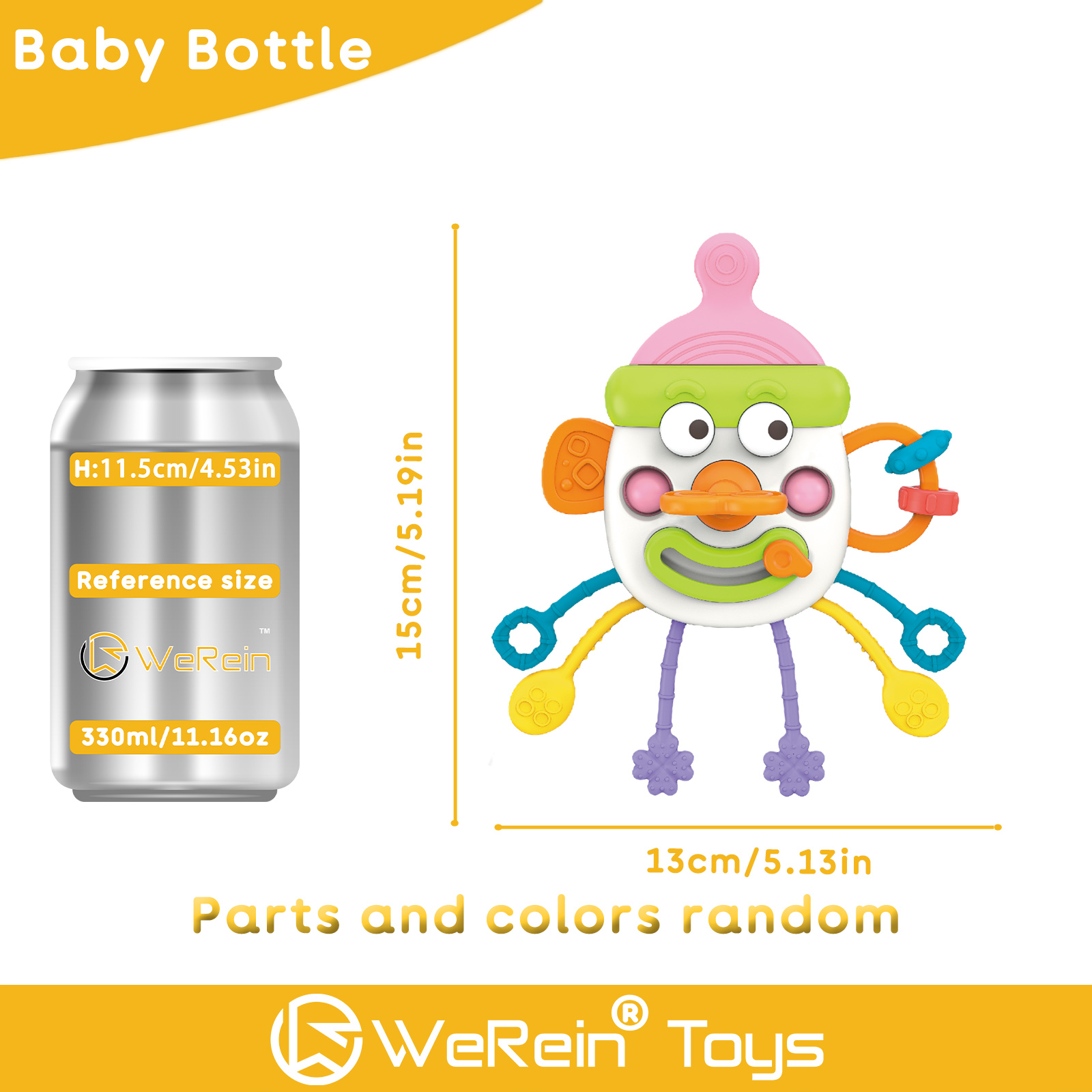 Cute Bottle Shaped Pull-out To - Baby Food Stuff 评论和价格