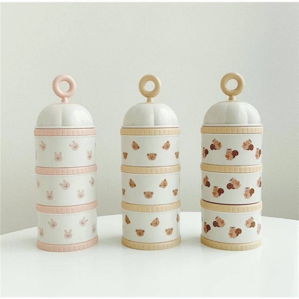 3 Layers Baby Milk Powder Box  - Formula Dispenser Portable 评论和价格