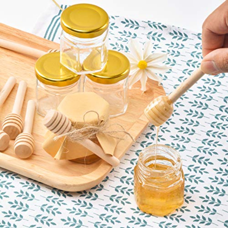 1.5oz 6Pack Mini Glass Hexagon - Baby Food Jars 评论和价格