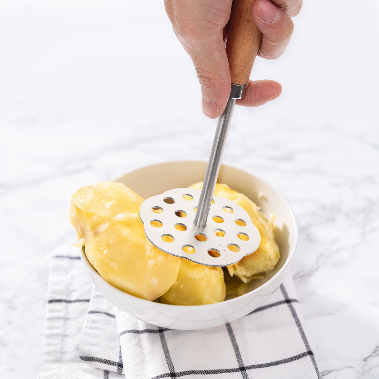 Stainless Steel Manual Potato  - Baby Food With Avocado 评论和价格