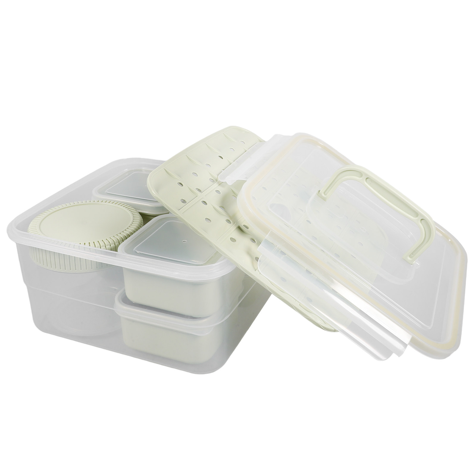 1Set Divided Food Storage Cont - Baby Food Vegetables 评论和价格