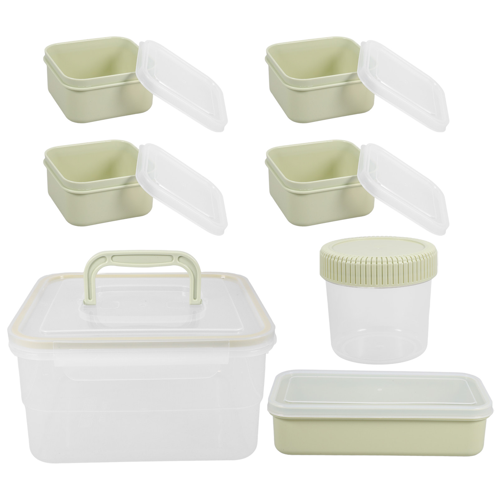 1Set Divided Food Storage Cont - Baby Food Vegetables 评论和价格