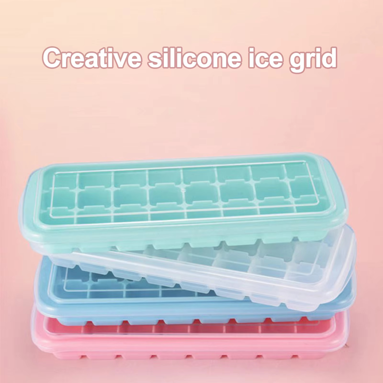 Silicone Ice Cubes Tray with L - Freezer Tray Baby 评论和价格