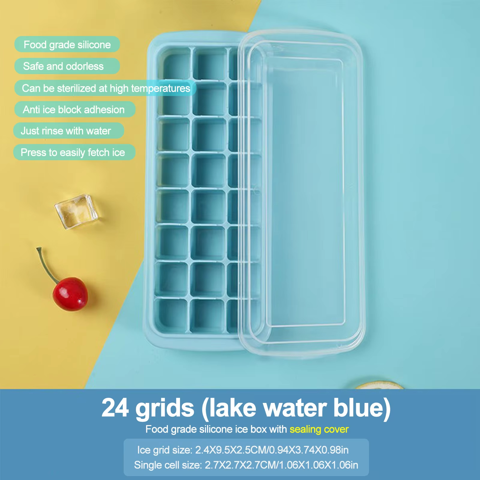 Silicone Ice Cubes Tray with L - Freezer Tray Baby 评论和价格