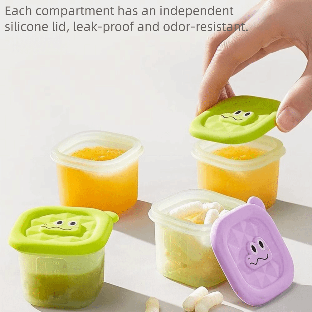 3/4/6 Grid Design Baby Food Fr - Freezer Tray Baby 评论和价格