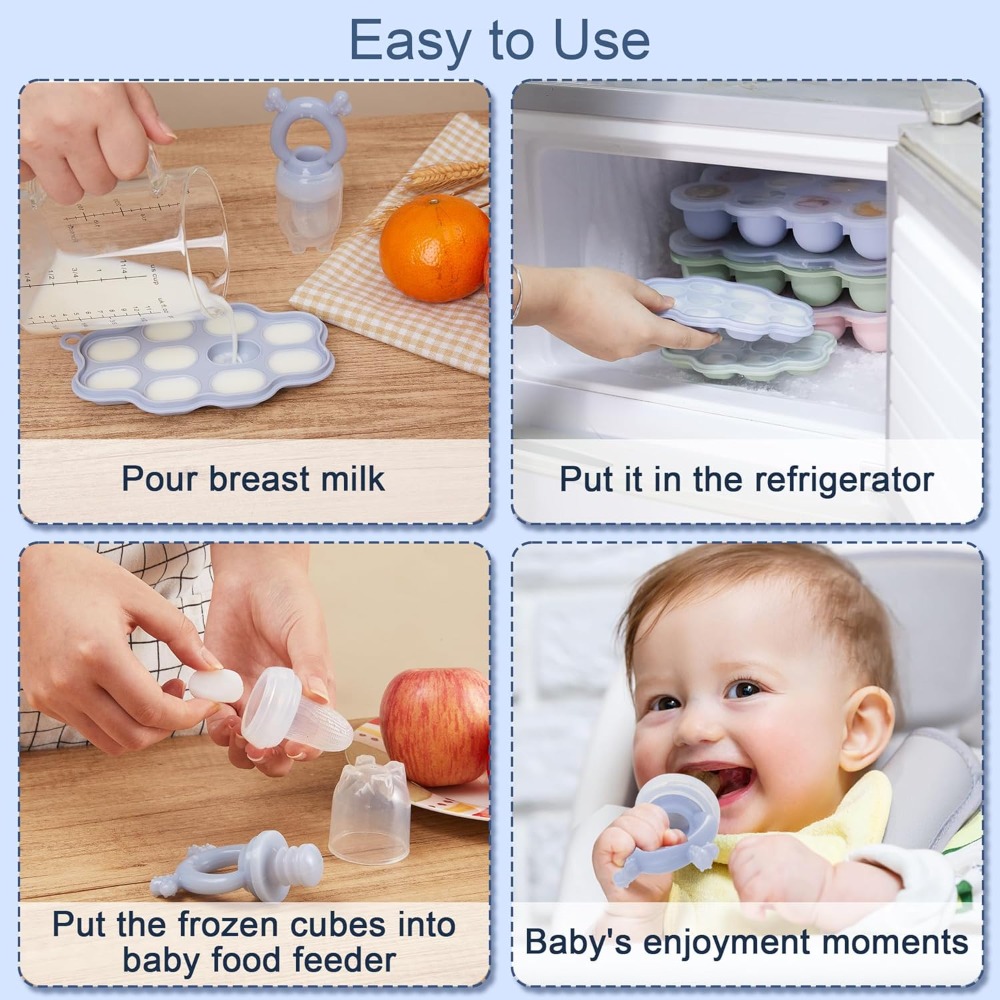 Silicone Nibble Freezer Tray ( - Freezer Tray Baby 评论和价格