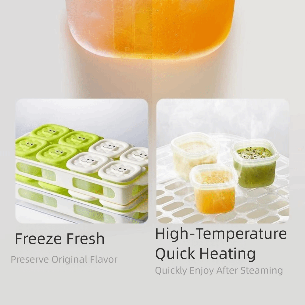 3/4/6 Grid Design Baby Food Fr - Freezer Tray Baby 评论和价格
