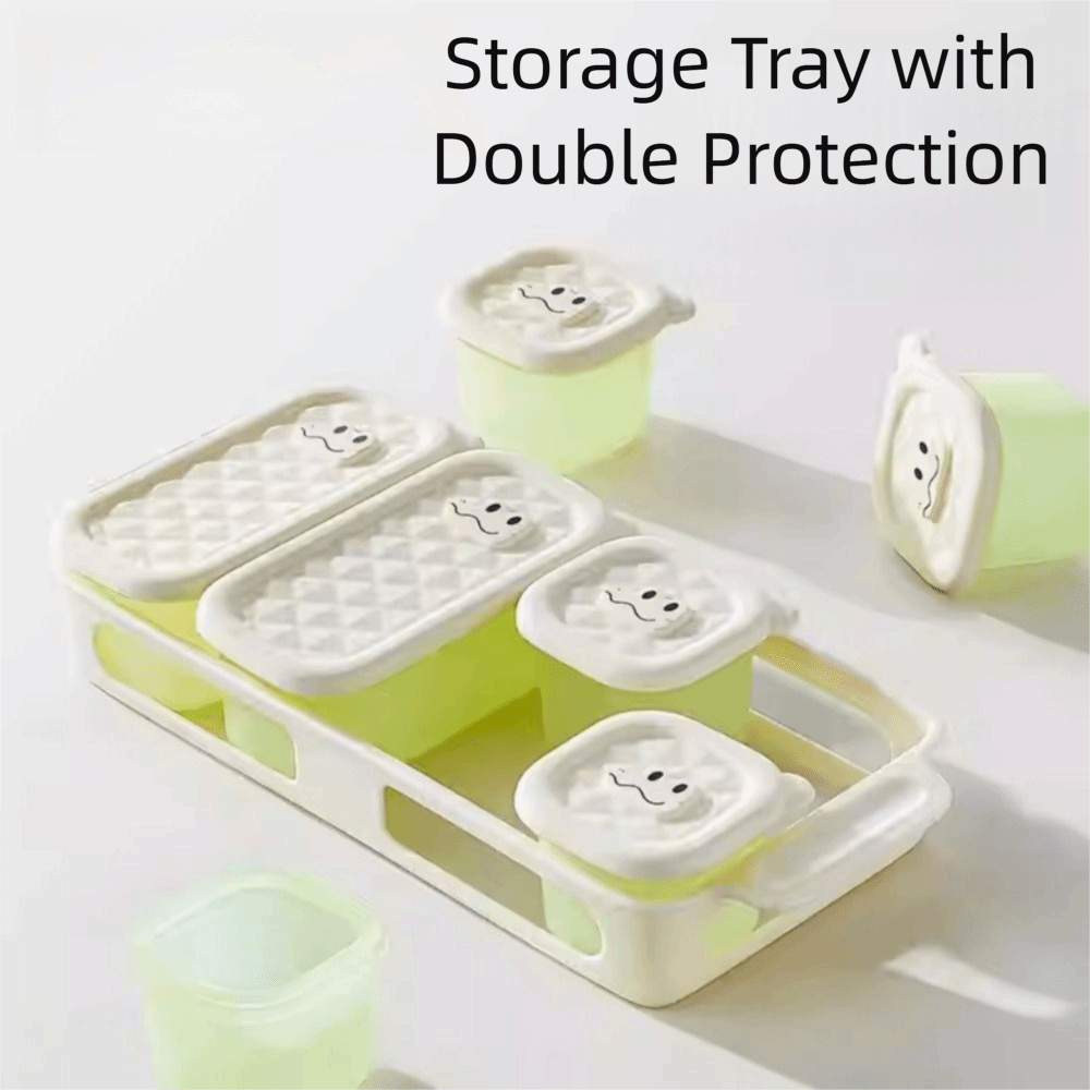 3/4/6 Grid Design Baby Food Fr - Freezer Tray Baby 评论和价格