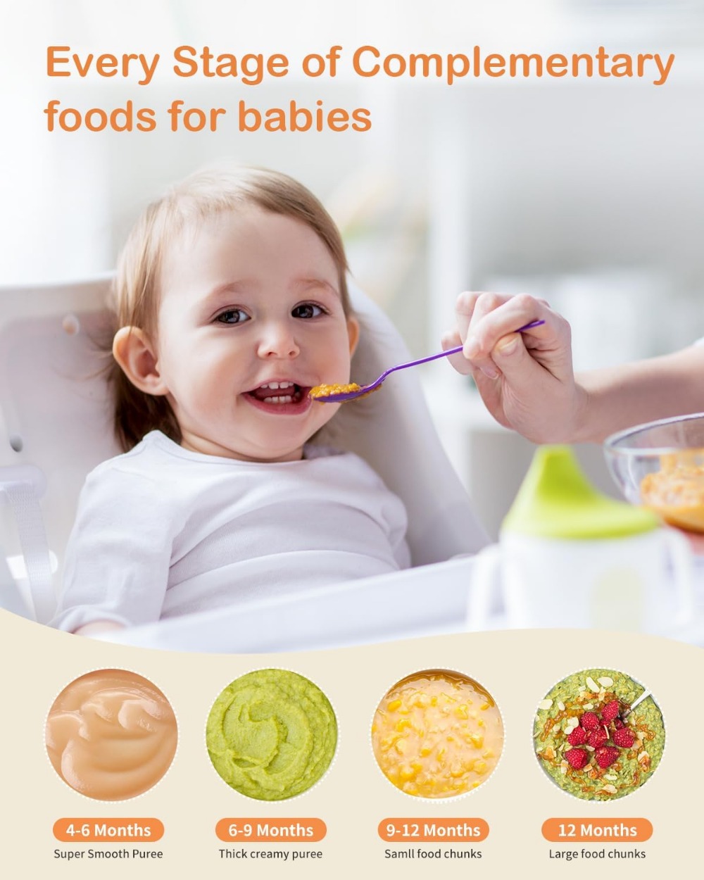 Baby Food Maker Set with Glass - Freezer Tray Baby 评论和价格